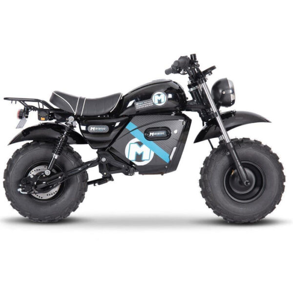 MotoTec 60v 1500w Electric Powered Mini Bike Lithium Black - Image 6