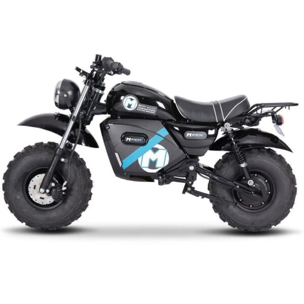 MotoTec 60v 1500w Electric Powered Mini Bike Lithium Black - Image 8
