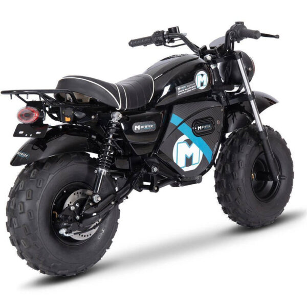 MotoTec 60v 1500w Electric Powered Mini Bike Lithium Black - Image 7