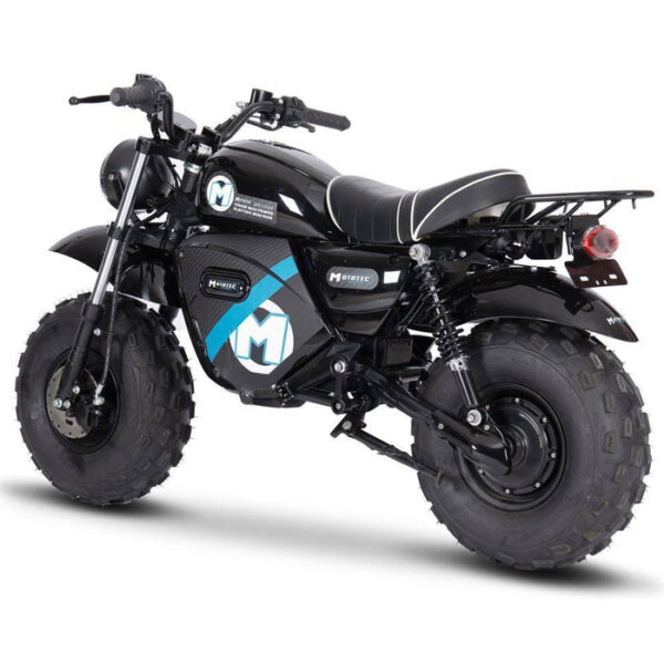 MotoTec 60v 1500w Electric Powered Mini Bike Lithium Black - Image 5